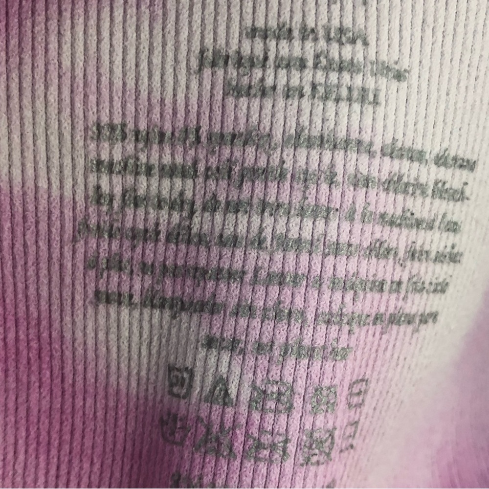 Free People Movement Pink Tie Dye Seamless On The Radar Sports Bra XS - Picture 13 of 13